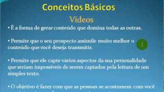 Video Marketing  Conceitos Básicos [upl. by Innos]