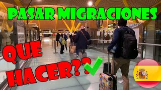 ✈🇪🇸 Como pasar migraciones en España Que te preguntan en migraciones Consejos tips Mi experiencia [upl. by Neehsas]