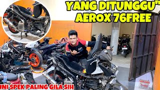 MESIN AEROX 300CC AKHIRNYA MENYALA🔥SUARANYA SANGAR BANGET😱 [upl. by Alie609]