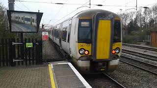 Trains at Welwyn Garden City ECML 130418 [upl. by Licec]