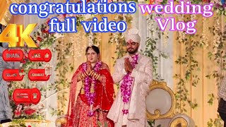 wedding season Sahil weds Monika 🎉 sapna choudhary vlog full video New video wedding trending yt [upl. by Ogg]