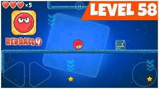 Red Ball 4  Level 58 Walkthrough  Level 58 Battle For the Moon [upl. by Sale]