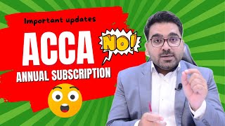 ACCA annual subscription free year  ACCA students  Must watch this video [upl. by Eniamat]