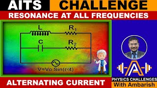 ALTERNATING CURRENT RESONANT CIRCUIT AT ALL FREQUENCIES  COMPLEX NUMBERS JEE ADVANCED [upl. by Fronnia122]