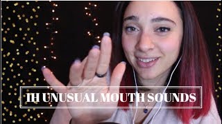 ASMR 1H OF UNUSUAL MOUTH SOUNDS Tico Zac Trtr Sk Stipple [upl. by Wilburt]