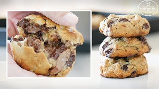 르뱅쿠키 뉴욕에서 대박난 르뱅베이커리 쿠키 레시피 르뱅쿠키 만들기 levain bakery cookie recipe 초코칩쿠키 홈베이킹  쿠킹씨 cooking see [upl. by Radloff993]