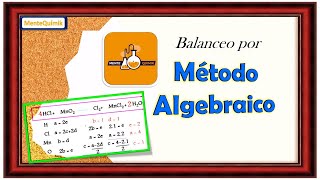 Balanceo de Ecuaciones Químicas por el Método Algebraico [upl. by Bore789]