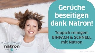 Teppich stinkt  Gerüche mit Natron neutralisieren [upl. by Helga]