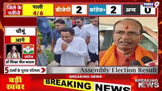 चार राज्यों के चुनाव रिजल्ट पलट गई बाजी  MP Rajasthan Assembly Election Results 2023 Congress BJP [upl. by Adnesor]