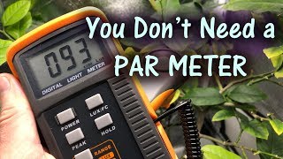 Calculate PAR With A Cheap LUX Meter Easily  LUX vs PAR Meter Part 2 [upl. by Nivla]