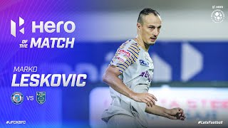 Marko Leskovic  Hero of the Match  Jamshedpur FC 01 Kerala Blasters FC  MW 9 Hero ISL 202223 [upl. by Latin]