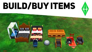 The Sims 4 Life amp Death BuildBuy Items [upl. by Ennadroj937]