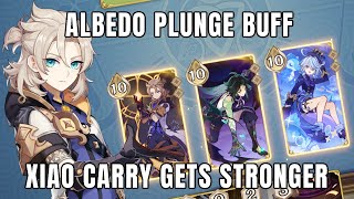 Albedo Changes Make Xiao Hypercarry Stronger  Genshin TCG [upl. by Notak]