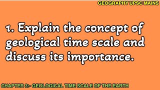 31 Geological Time Scale Explained  Importance and Concept [upl. by Anama715]