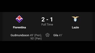 GilaGudmundssonGoal Fiorentina vs Lazio 21All Goals Re sults And Extended Highlights [upl. by Enidaj662]