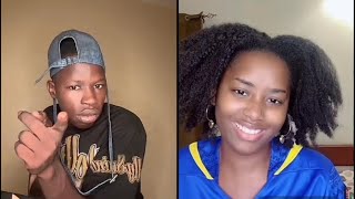 Kodda sall en live avec la belle mayelle sur tiktok [upl. by Anileme]