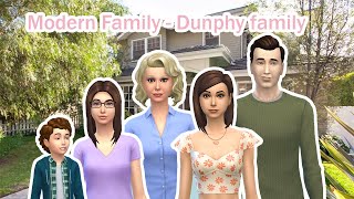 Modern Family  Dunphy family 👨‍👩‍👧‍👧  Sims 4  No CC  new likesdislikes update [upl. by Euginomod]