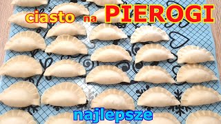 Najlepsze ciasto na pierogi 👌 elastyczne delikatne nie pęka i nie rozkleja się podczas gotowania 👍 [upl. by Rriocard]