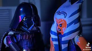 Ahsoka Tano vs Darth Vader  Star Wars Rebels Lego stop motion [upl. by Ahsiral]