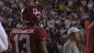 Alabama QB Tua Tagovailoa pushes closer to Heisman Trophy with stellar performance against 3 LSU [upl. by Vanhomrigh715]