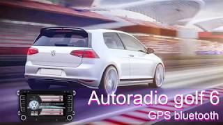 Autoradio GPS Golf 6 Bluetooth chez Player Top [upl. by Eesac]