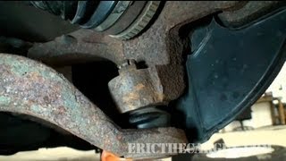 How To Tighten Ball Joints That Just Spin  EricTheCarGuy [upl. by Franny]