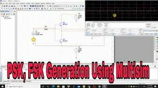 Generation of PSK amp FSK using Multisim Software  Acts of Facts [upl. by Hallvard]