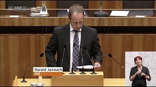 Harald Jannach  EUQualitätsregelungenDurchführungsgesetz  762017 [upl. by Tigirb]