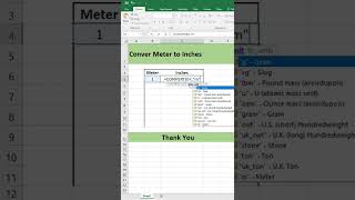 How to convert meter to inches  m to inch [upl. by Linad]