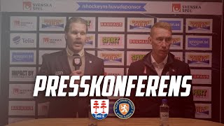 Presskonferens Timrå IK  Växjö Lakers [upl. by Ardnoet]