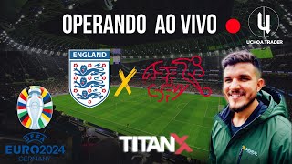 EUROCOPA 2024 INGLATERRA X SUIÇA QUARTAS AO VIVO TRADER ESPORTIVO PROFISSIONAL [upl. by Werdma]