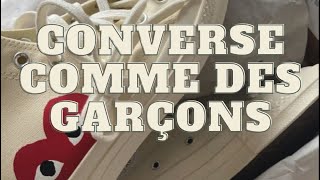 Las Converse comme des garçons son una joya [upl. by Eudora847]