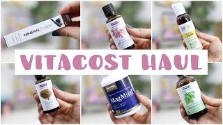 Vitacost Healthy Haul  Essential Oils Food Makeup [upl. by Paschasia]