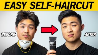 How To Cut Your Own Hair STEP BY STEP  Simple Faded Undercut SelfHaircut Tutorial [upl. by Abbe]