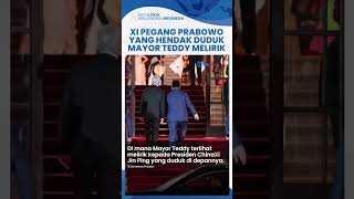 Lirikan Tajam Mayor Teddy Lihat Xi Jin Ping Pegang Prabowo yang Menunduk Hendak Duduk [upl. by Badr619]