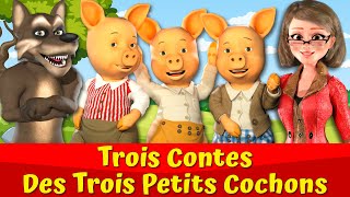 Trois Petits Cochons Et Le Grand Méchant Loup 🔴🐷🐺I Trois Contes [upl. by Johannah]