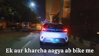 Bike ki Led light kharab ho gayi chalte chalte  ArunTraveloger [upl. by Lraep]