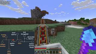 A Tour of My Minecart Rail Network [upl. by Htebsle]