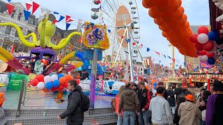 Kermis Haarlem Grote Markt 2023 Koningsdag [upl. by Kabab]