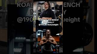 Is 405 Bench Possible Naturally motivation powerbuilding fitnessmotivation [upl. by Daitzman519]