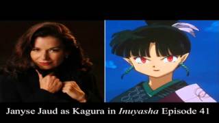 Janyse Jauds incredible voice acting as Kagura The Wind Sorceress Inuyasha episode 41 [upl. by Pearson66]