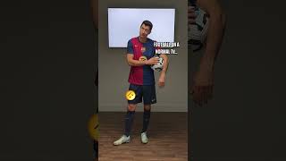 Watching TV 📺 vs Experiencing Ambilight TV ✨ philipstv AmbilightTV shorts fcbarcelona [upl. by Nodroj]