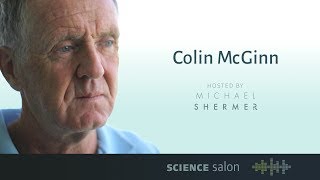 Michael Shermer with Colin McGinn — Paradoxes Puzzles and Philosophy SCIENCE SALON  34 [upl. by Sylirama]