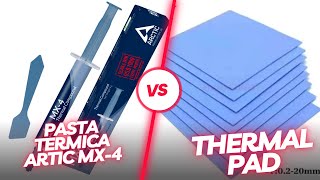 Pasta termica VS Thermal pad cuál refrigera más [upl. by Pardner]