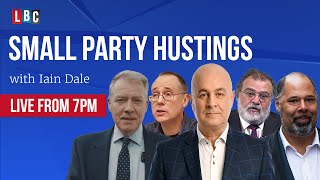 LBCs small party hustings hosted by Iain Dale  Watch Again [upl. by Ahsemed]