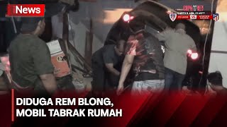 Diduga Alami Rem Blong Mobil SUV Tabrak Rumah Indekos di Kawasan Kembangan Jakbar [upl. by Lilhak863]