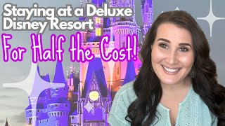 How to Stay at a Disney Deluxe Resort for Cheap  Even on a Budget [upl. by Arrotal]