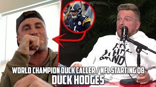 Pat McAfee Hears World Champion Duck Call [upl. by Syned596]