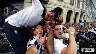 JuveX3 la parata scudetto come non lavete mai vista  Victory parade uncut [upl. by Miuqaoj991]