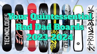 The Top 5 All Mountain Freestyle Snowboards of 20232024 [upl. by Chet398]